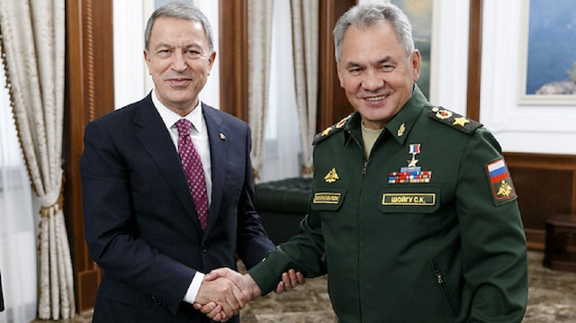  Hulusi Akar and Sergei Shoigu 