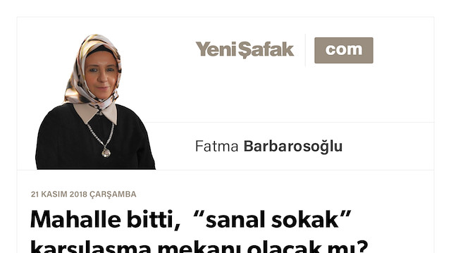 Mahalle bitti, “sanal sokak” karşılaşma mekanı olacak mı?