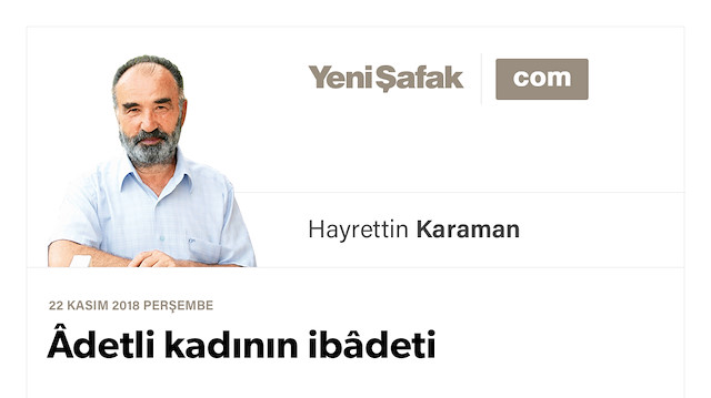 Âdetli kadının ibâdeti
