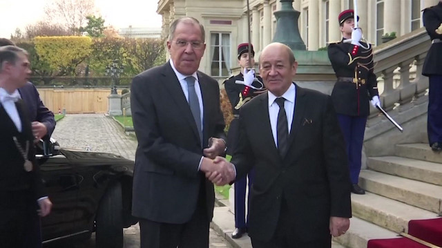 Russian, French FM meet in Paris over rising Ukraine tensions​