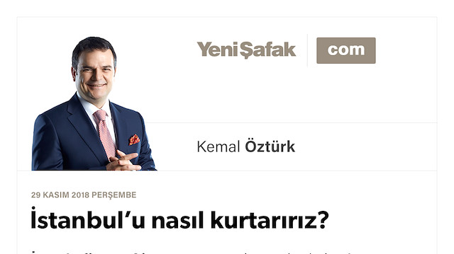 İstanbul’u nasıl kurtarırız?