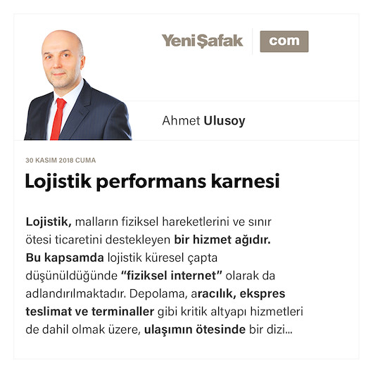 Lojistik performans karnesi