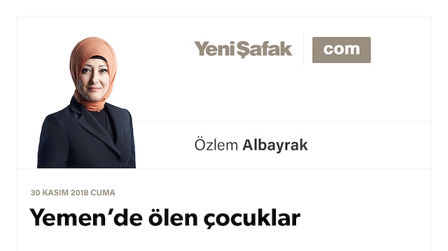 Yemen’de ölen çocuklar
