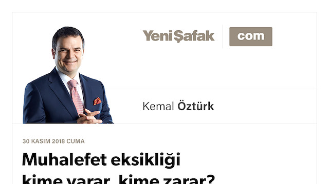 Muhalefet eksikliği kime yarar, kime zarar?