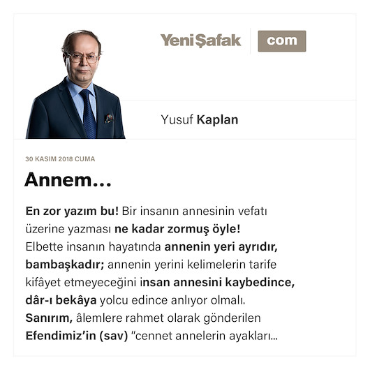 Annem...