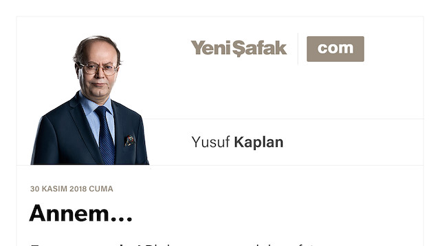 Annem...
