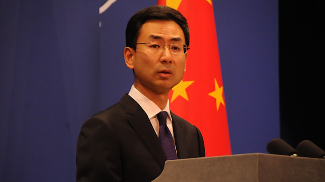 Chinese FM Spokesperson Geng Shuang 