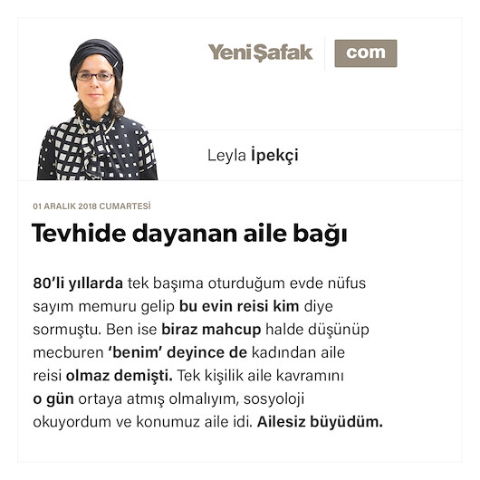 Tevhide dayanan aile bağı