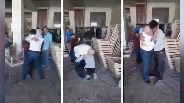 Savaşta öldü sanılan gencin babasıyla duygulandıran kavuşması
