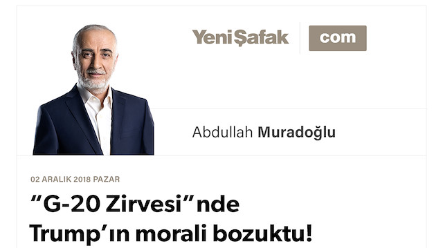 “G-20 Zirvesi”nde Trump’ın morali bozuktu!