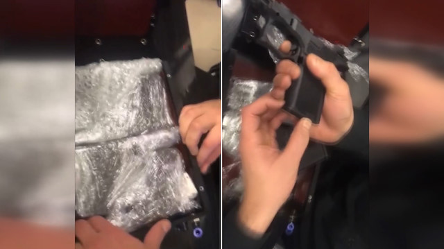 Kargodan 48 adet suikast silahı çıktı!