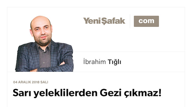Sarı yeleklilerden Gezi çıkmaz!