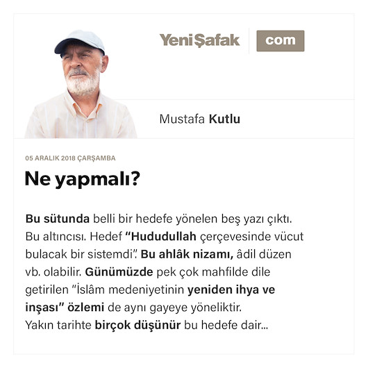 Ne yapmalı?