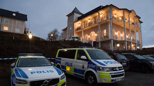 An exterior view of Johannesberg Castle, where peace talks on Yemen are held