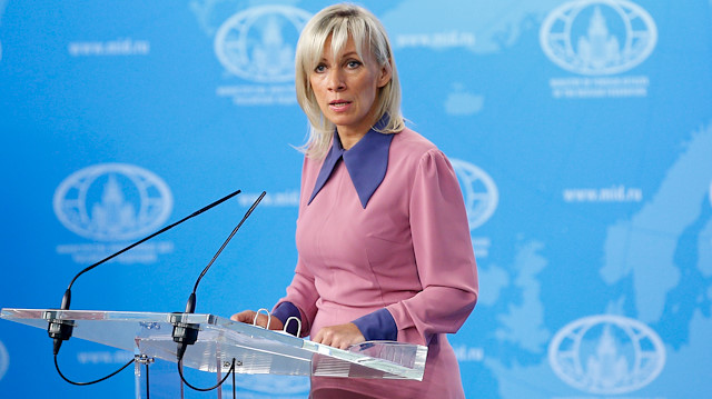 Russian Foreign Ministry spokeswoman Maria Zakharova 
