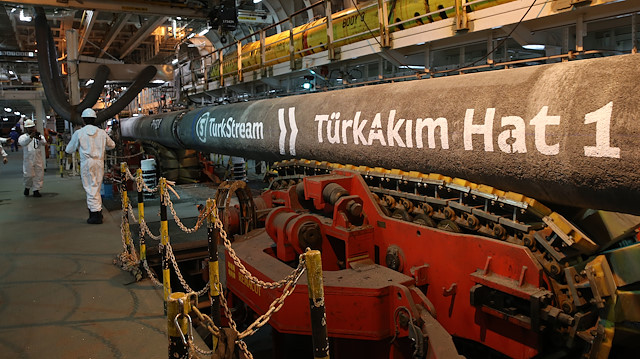 TürkAkım'da çalışmalar devam ediyor.