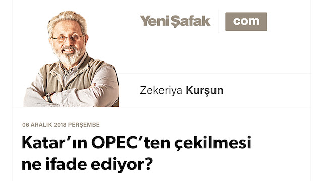 Katar’ın OPEC’ten çekilmesi ne ifade ediyor?