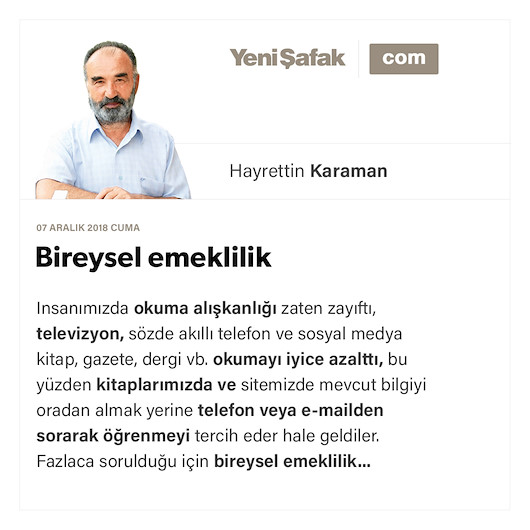 Bireysel emeklilik