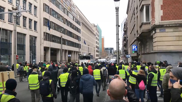 'Yellow Vests' protest in Brussels