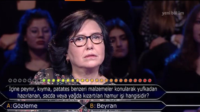 Kim Milyoner Olmak İster? yarışmasında bir ilk