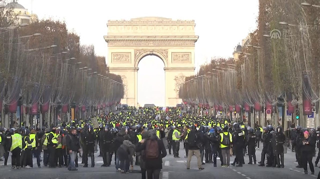 'Yellow Vests' protests in Paris