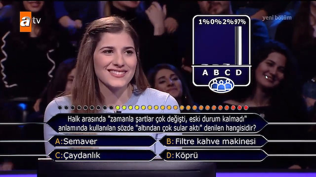 Boğaziçili yarışmacı joker hakkı kullandığı soruyla şaşırttı