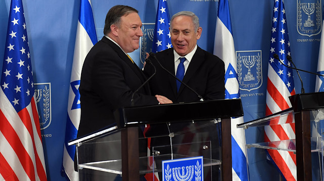US Secretary of State Mike Pompeo and Israeli Prime Minister Benjamin Netanyahu