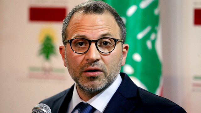  Lebanon's Foreign Minister Gebran Bassil 