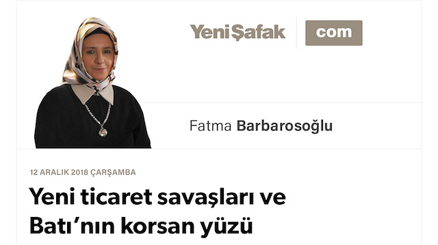 Yeni ticaret savaşları ve Batı’nın korsan yüzü