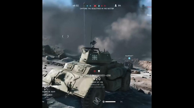Bilgisayar oyununda tankı uçaksavar gibi kullanmak