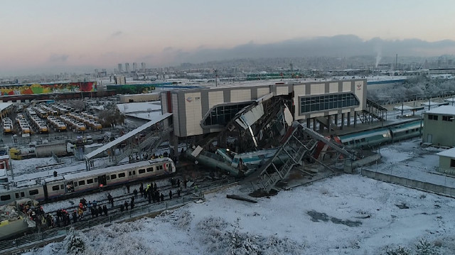 Ankara'da tren kazası 