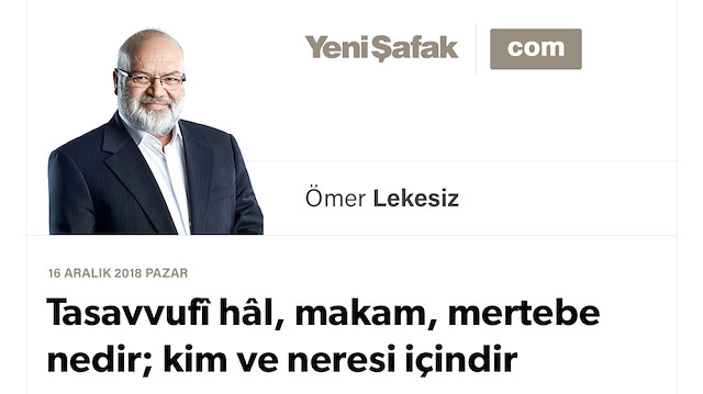 Tasavvufî hâl, makam, mertebe nedir; kim ve neresi içindir