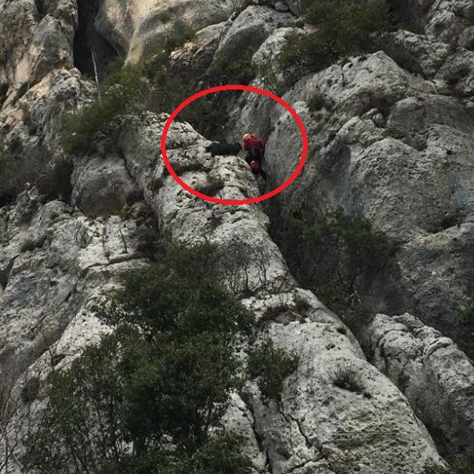 2 gün sonra AKUT ekiplerince kurtarıldı