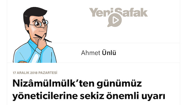 Nizâmülmülk’ten günümüz yöneticilerine sekiz önemli uyarı