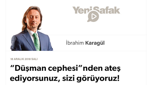 * “Düşman cephesi”nden ateş ediyorsunuz, sizi görüyoruz! * Fırat’ın Doğu’suna operasyon sizi neden rahatsız ediyor? * İçerideki ayak, “iç işgalciler”, kimlerin kurşunları bunlar?