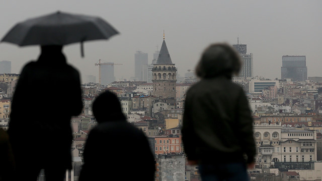İstanbul'da yağmur Marmara'da kar