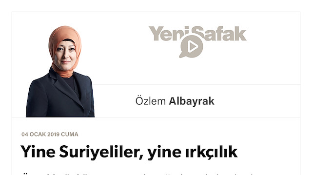 Yine Suriyeliler, yine ırkçılık