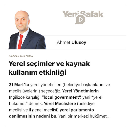 Yerel seçimler ve kaynak kullanım etkinliği