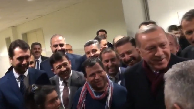 Cumhurbaşkanı Erdoğan ile vatandaş arasında güldüren sohbet