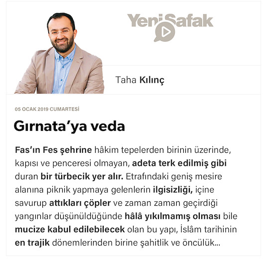 Gırnata’ya veda