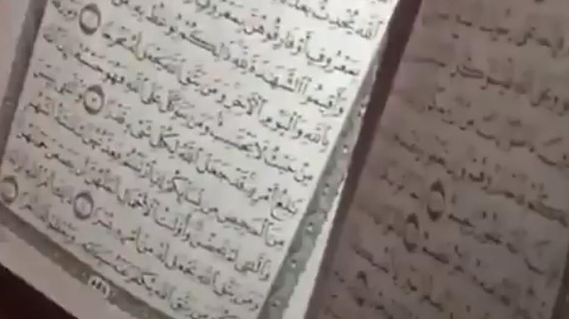Ateşin etrafında Kuran ezberi yapıyorlar
