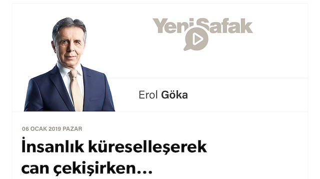 İnsanlık küreselleşerek can çekişirken…