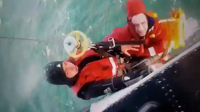 Mürettebatın kurtarılma anı ilk kez yayınlandı