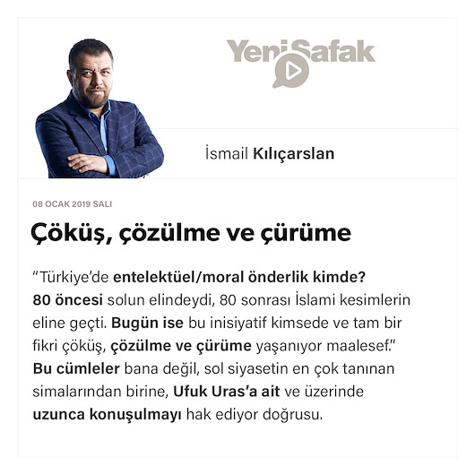 Çöküş, çözülme ve çürüme