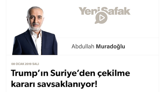 Trump’ın Suriye’den çekilme kararı savsaklanıyor!
