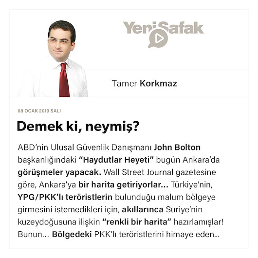 Demek ki, neymiş?