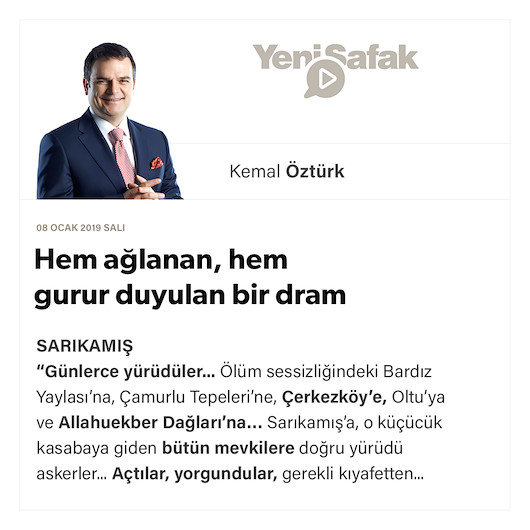 Hem ağlanan, hem gurur duyulan bir dram