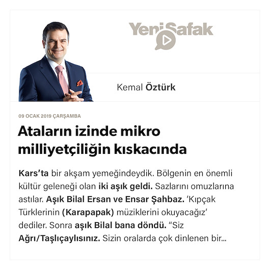 Ataların izinde mikro milliyetçiliğin kıskacında