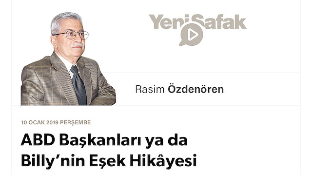 ABD Başkanları ya da Billy’nin Eşek Hikâyesi