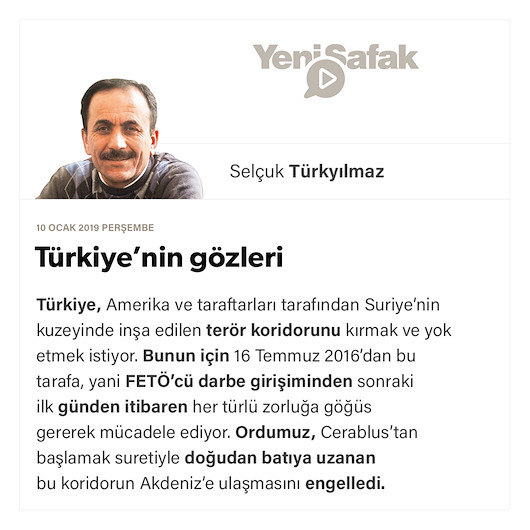 Türkiye’nin gözleri